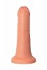 Realistic dildo Caliber 20/4 , PVC, flesh,  length 20cm, diameter 4cm